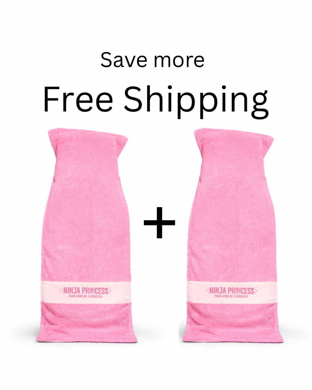 Pink towel 2 Save more, Free Shipping