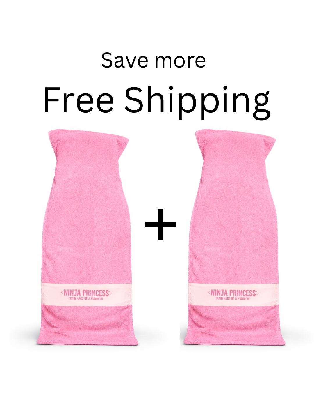 Pink towel 2 Save more, Free Shipping