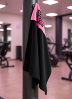 Ninja Antibacterial Gym Towel - Queen of the gym (Black)