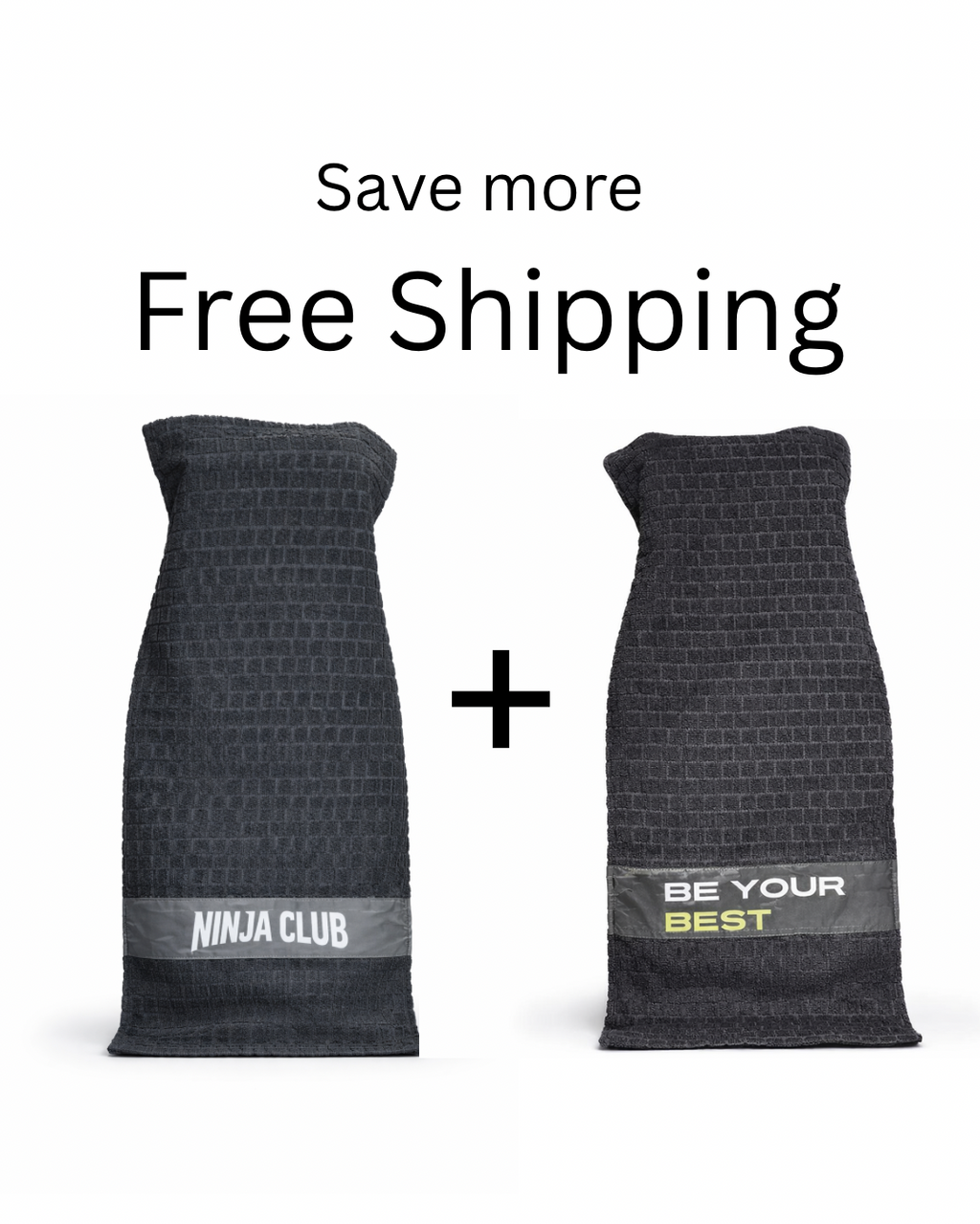 Ninja towel 2 Save more, Free Shipping