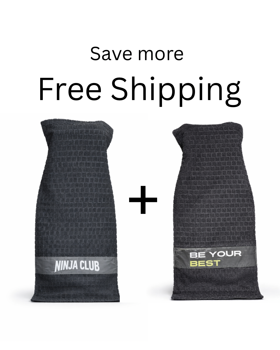 Ninja towel 2 Save more, Free Shipping