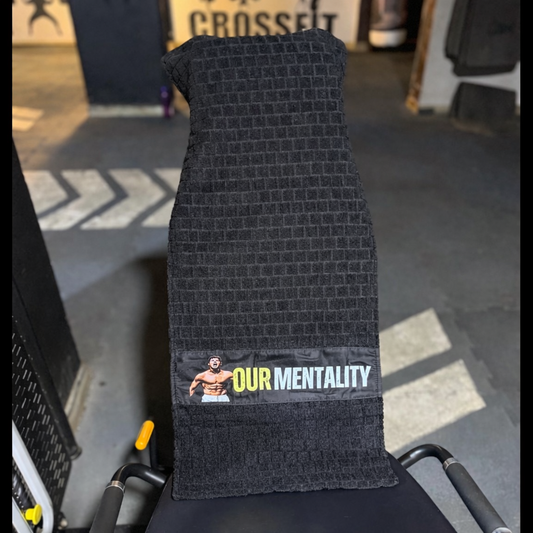 Antibacterial Gym Towel:
Black - Ronaldo Our Mentality
