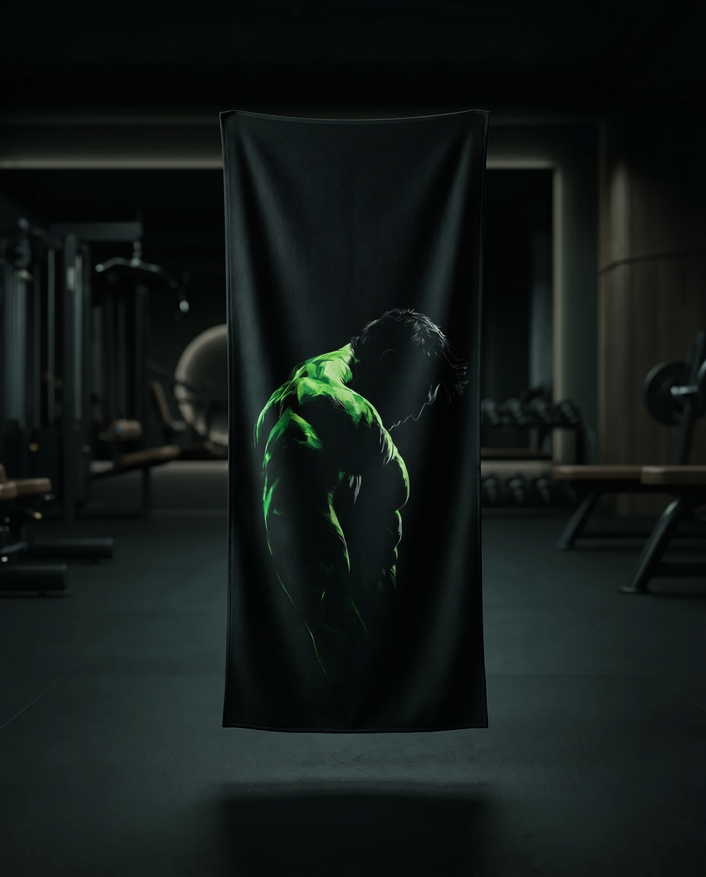 Ninja Antibacterial Microfiber Gym Towel – Hulk Power Edition
