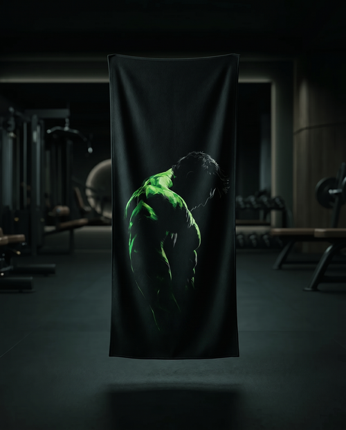 Ninja Antibacterial Microfiber Gym Towel – Hulk Power Edition