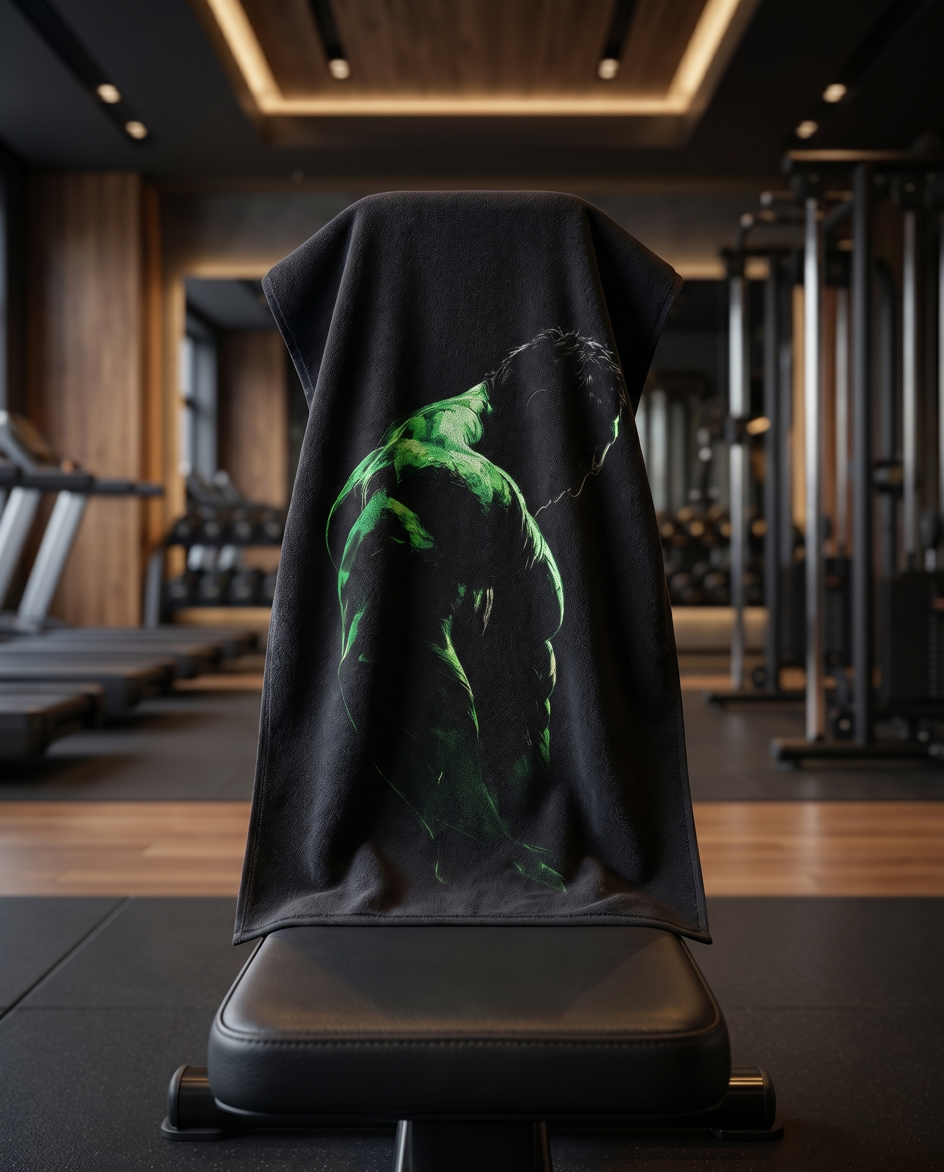 Ninja Antibacterial Microfiber Gym Towel – Hulk Power Edition