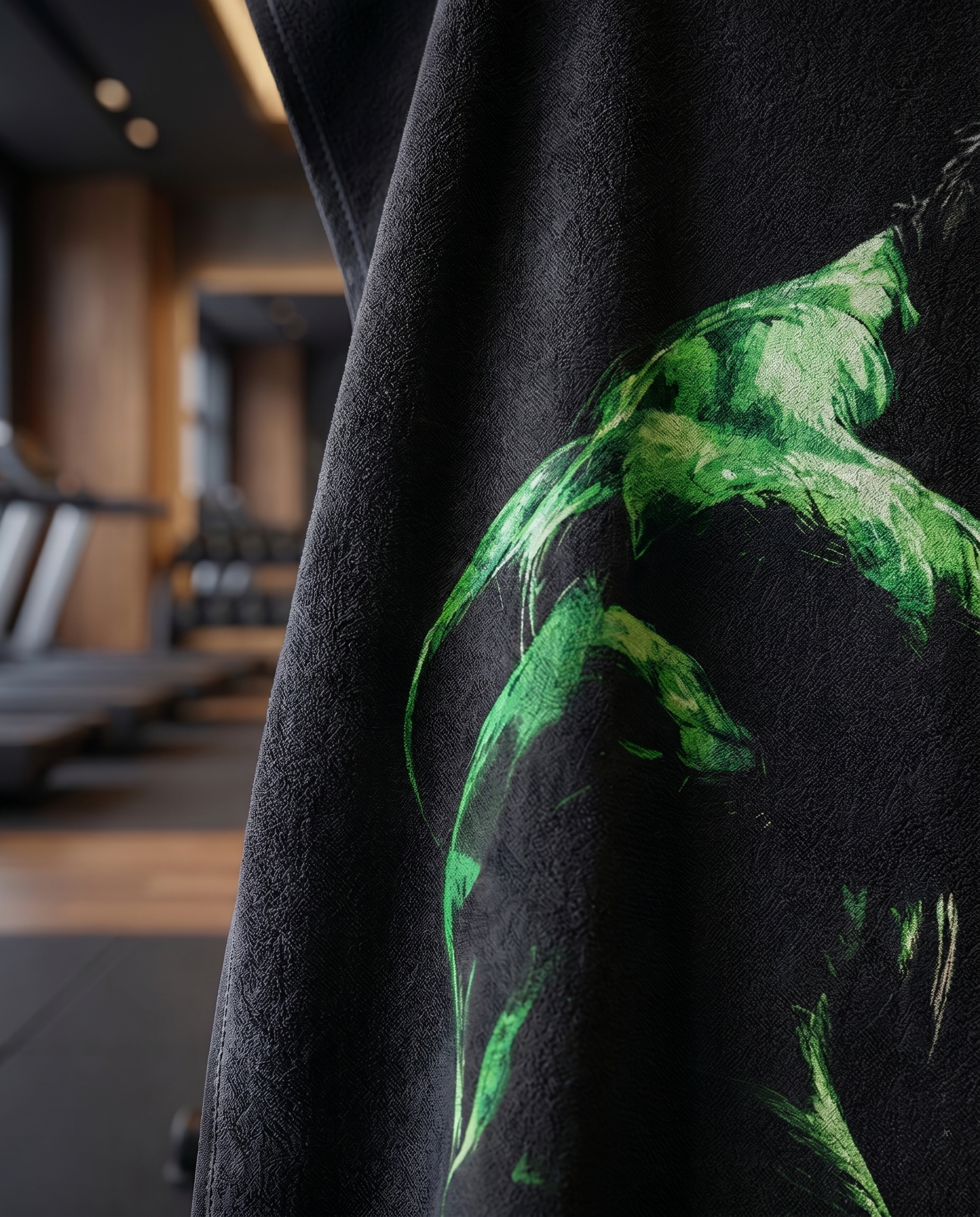 Ninja Antibacterial Microfiber Gym Towel – Hulk Power Edition