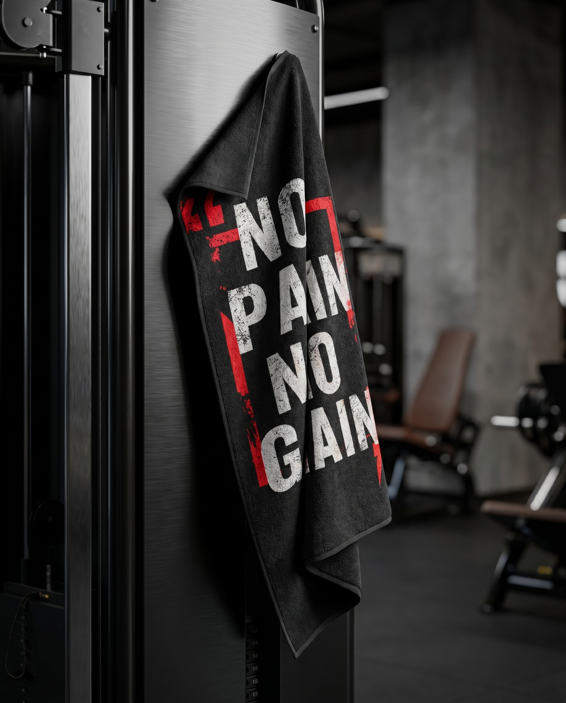Ninja Antibacterial Microfiber Gym Towel – No Pain No Gain