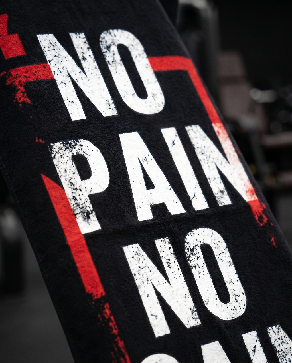 Ninja Antibacterial Microfiber Gym Towel – No Pain No Gain