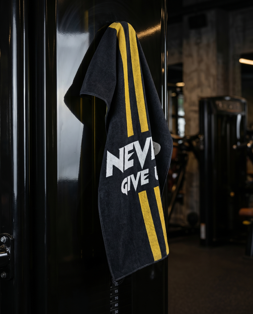 Ninja Antibacterial Microfiber Gym Towel – Never Give Up Stripe