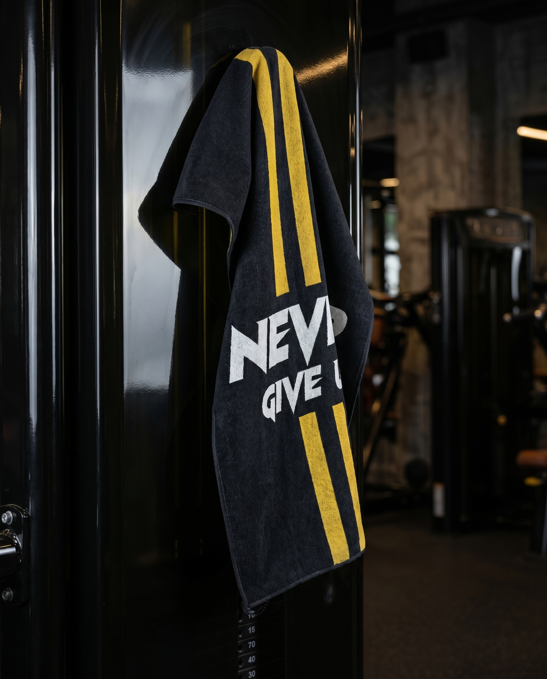Ninja Antibacterial Microfiber Gym Towel – Never Give Up Stripe