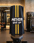 Ninja Antibacterial Microfiber Gym Towel – Never Give Up Stripe