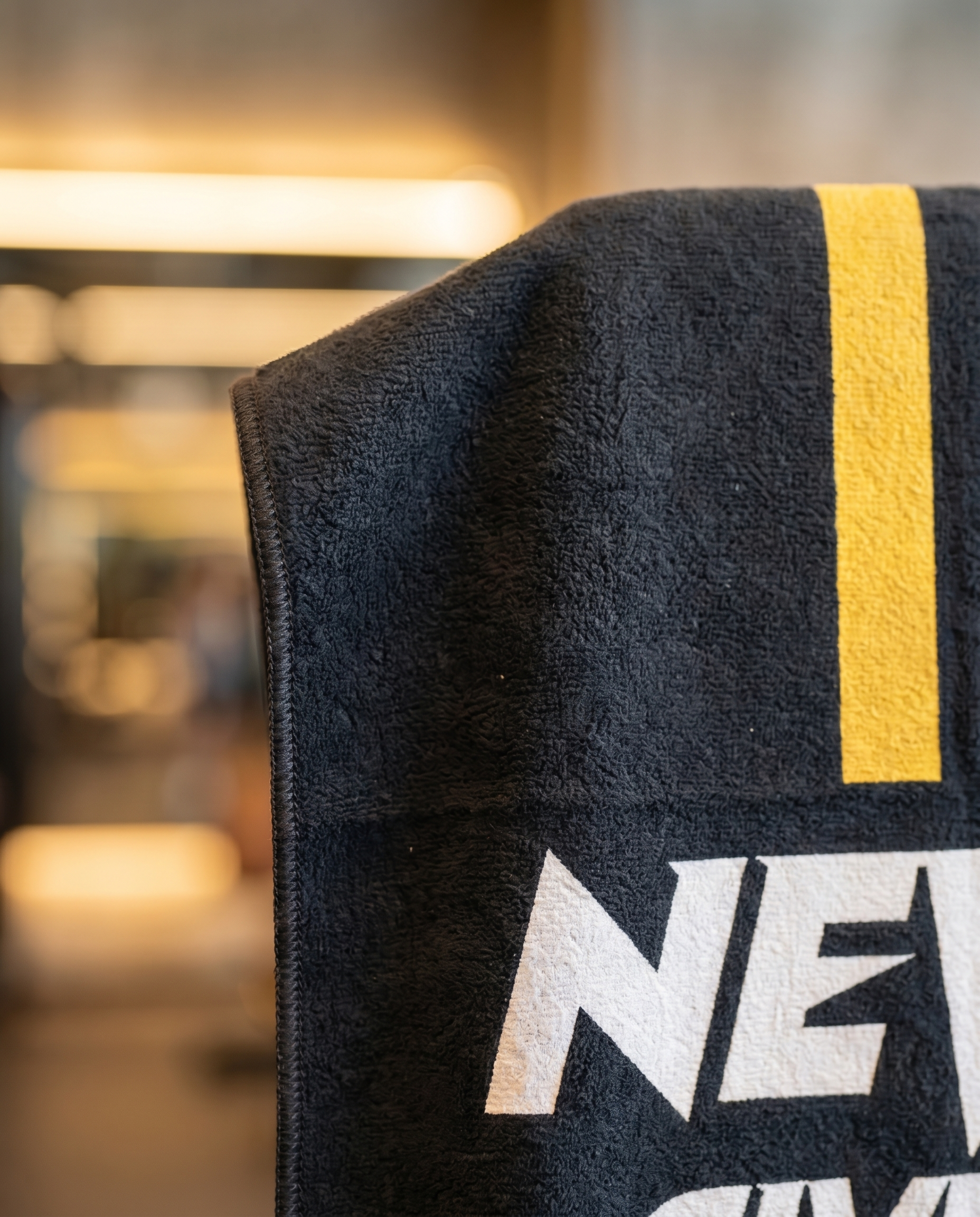 Ninja Antibacterial Microfiber Gym Towel – Never Give Up Stripe