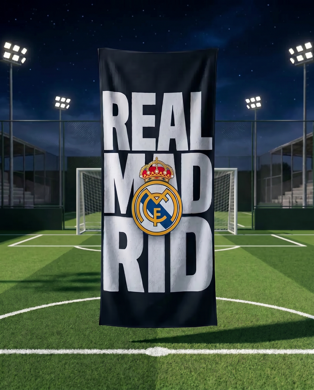 Ninja Antibacterial Microfiber Gym Towel – Real Madrid Edition