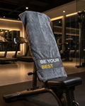 Ninja Antibacterial Gym Towel – Be Your Best (Gray)