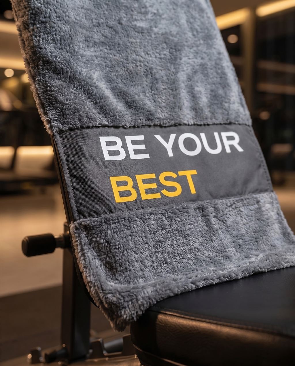 Ninja Antibacterial Gym Towel – Be Your Best (Gray)