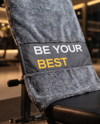 Ninja Antibacterial Gym Towel – Be Your Best (Gray)