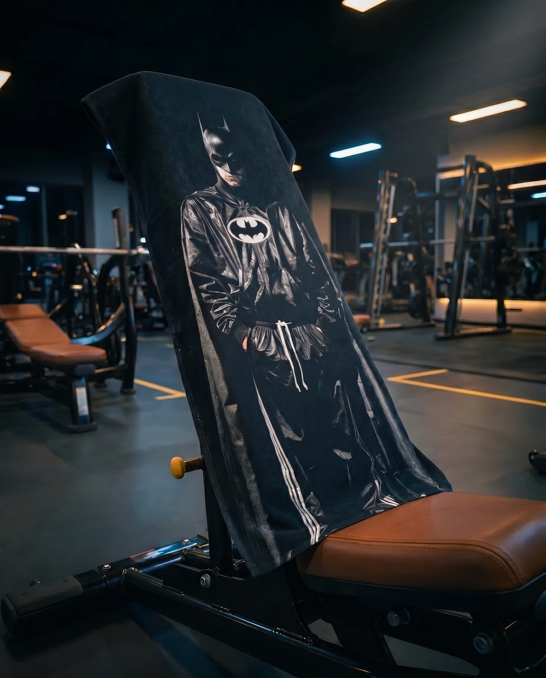 Ninja Antibacterial Microfiber Gym Towel – Batman Edition