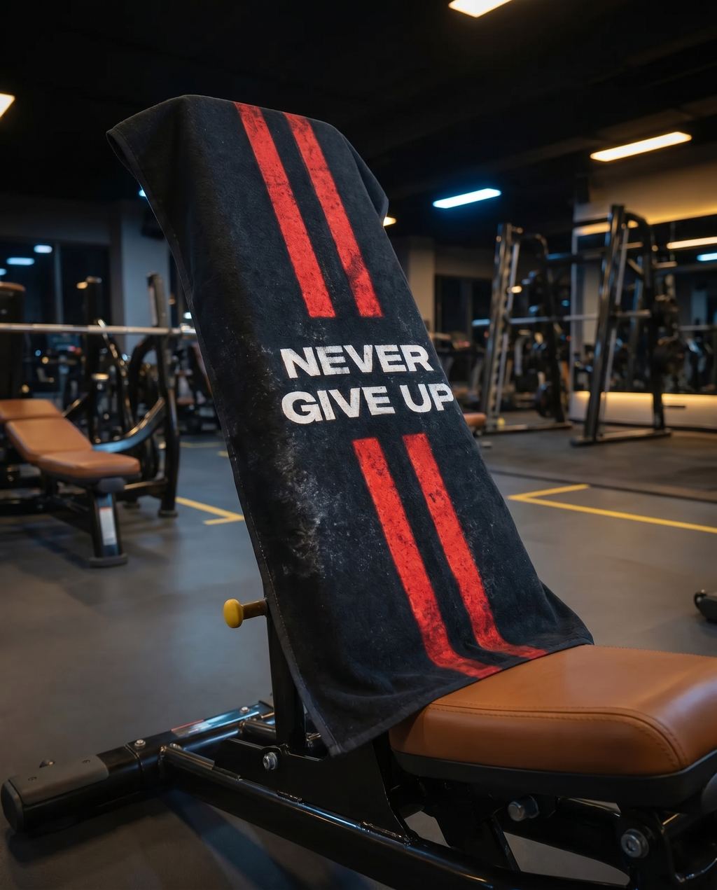 Ninja Antibacterial Microfiber Gym Towel – Never Give Up Core
