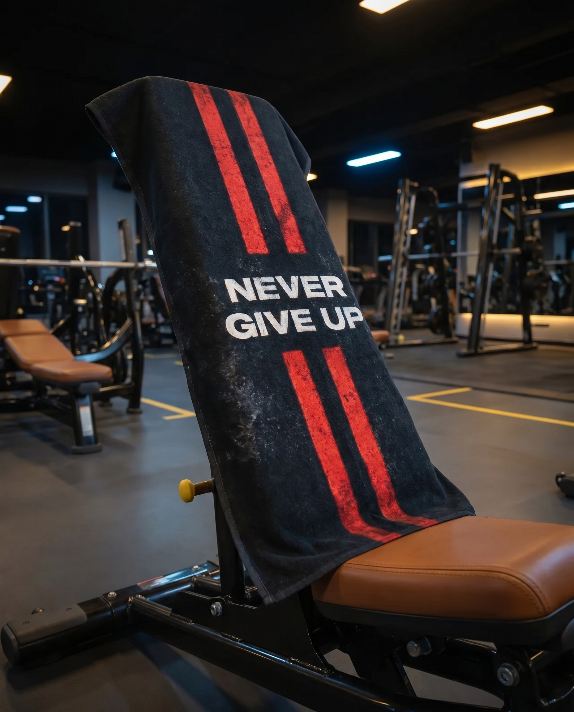 Ninja Antibacterial Microfiber Gym Towel – Never Give Up Core