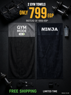 Ninja Antibacterial Gym Towel – Buy 2 Get Free Shipping