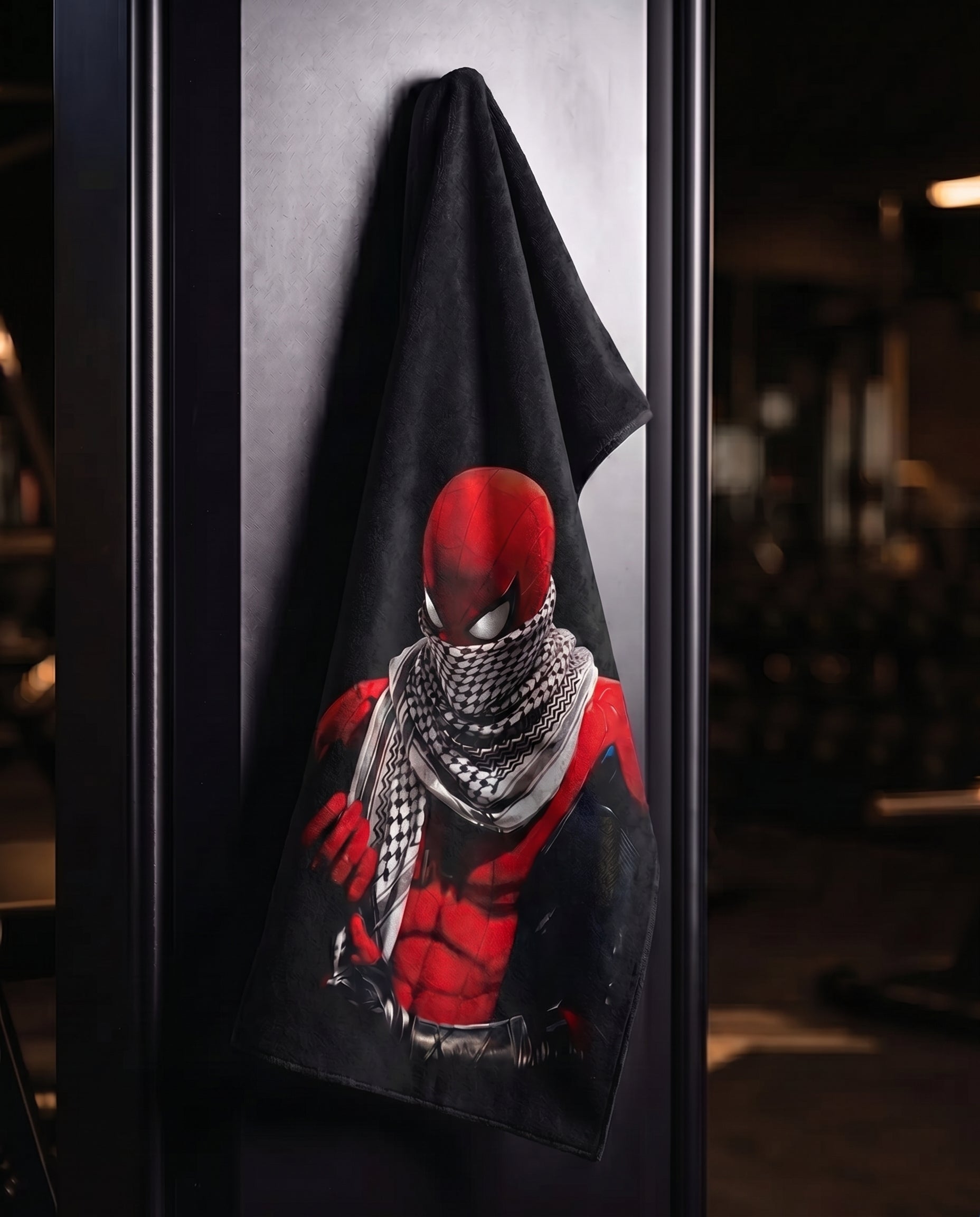 Ninja Antibacterial Microfiber Gym Towel – Spider Edition