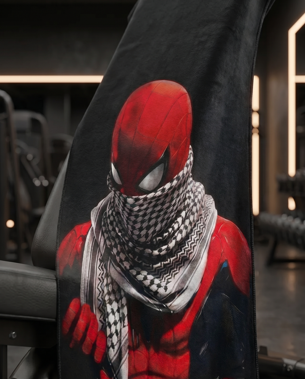 Ninja Antibacterial Microfiber Gym Towel – Spider Edition