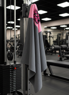 Ninja Antibacterial Gym Towel - Queen of the gym (Gray)