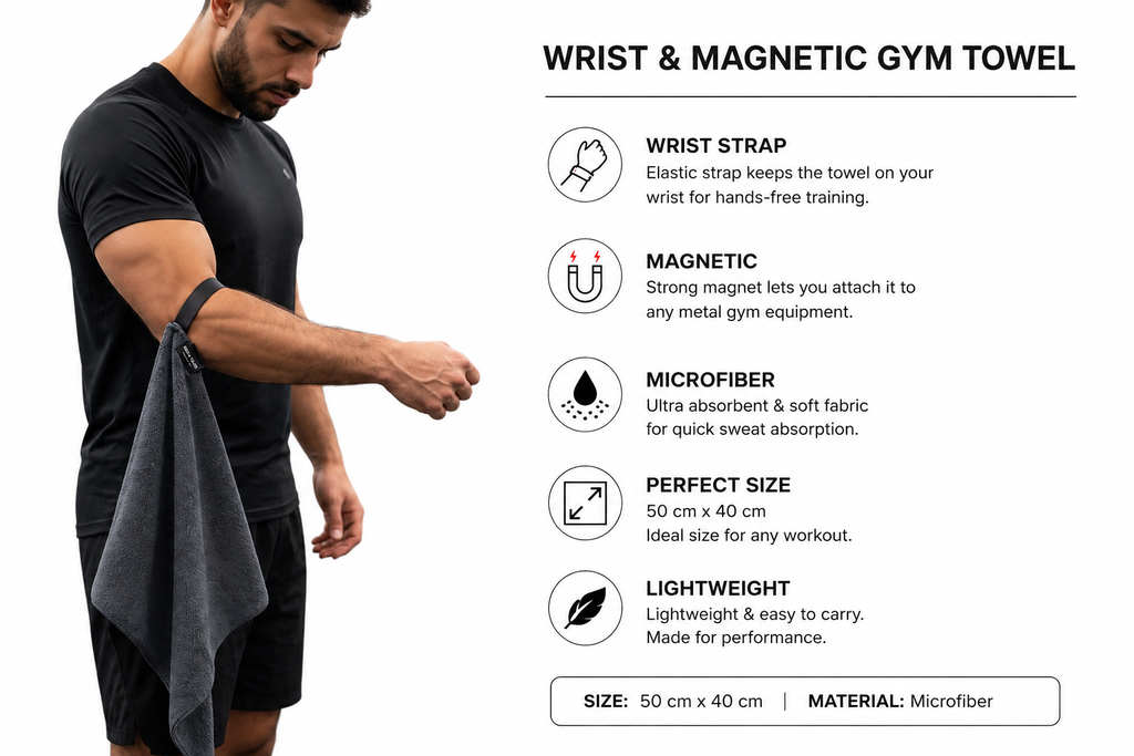 Ninja Flex Magnetic Gym Towel – 2 Pack – product image 2