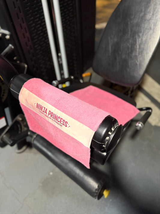 Antibacterial Gym Towel:           Pink - Ninja Princess