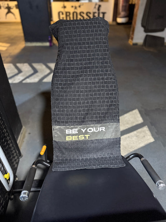Antibacterial Gym Towel:         Black - Be Your Best