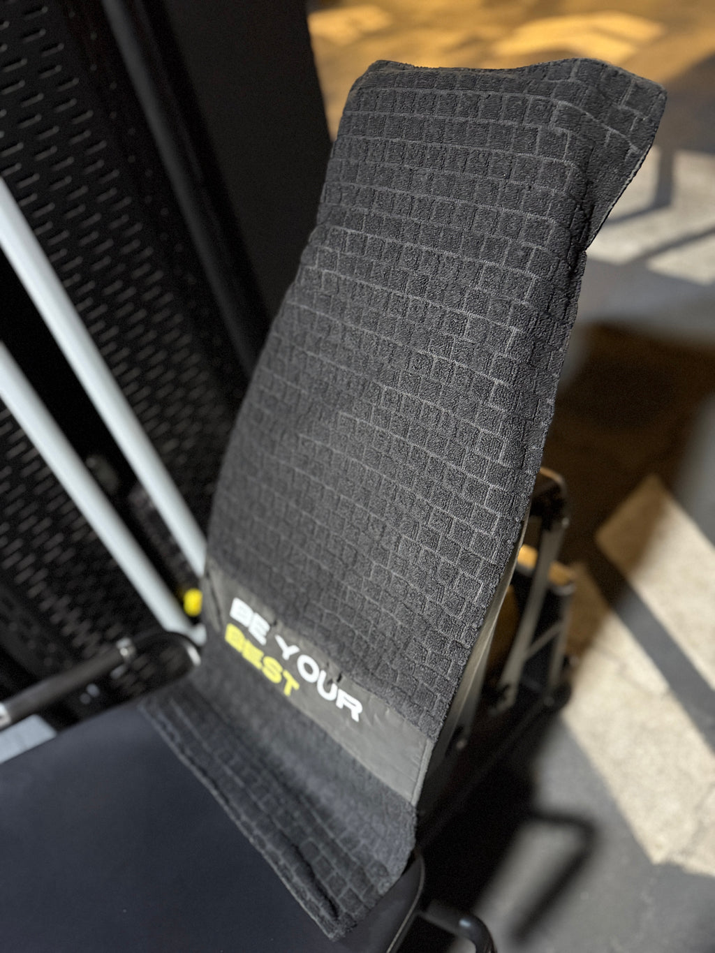 Antibacterial Gym Towel:         Black - Be Your Best