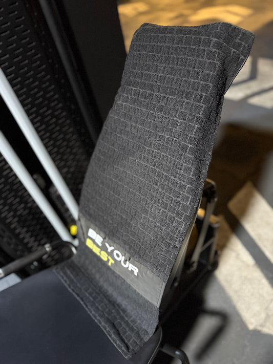 Antibacterial Gym Towel:         Black - Be Your Best