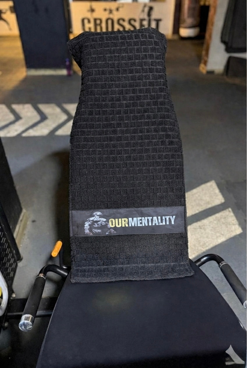 Antibacterial Gym Towel:
Black - Taison Our Mentality