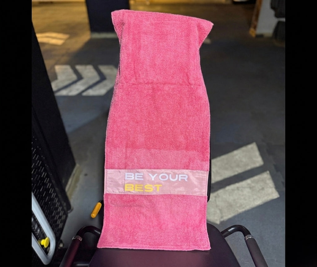 Antibacterial Gym Towel:
Pink- Be Your Best