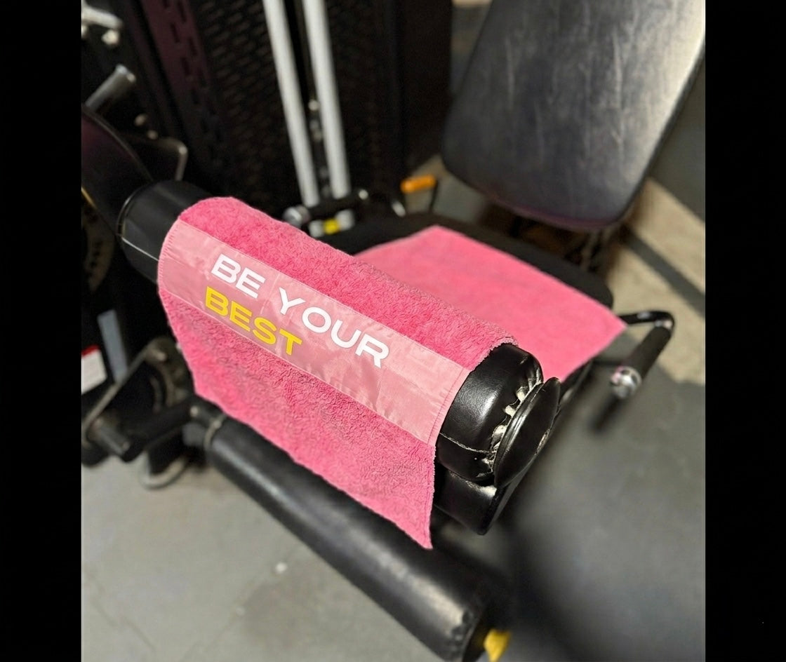 Antibacterial Gym Towel:
Pink- Be Your Best
