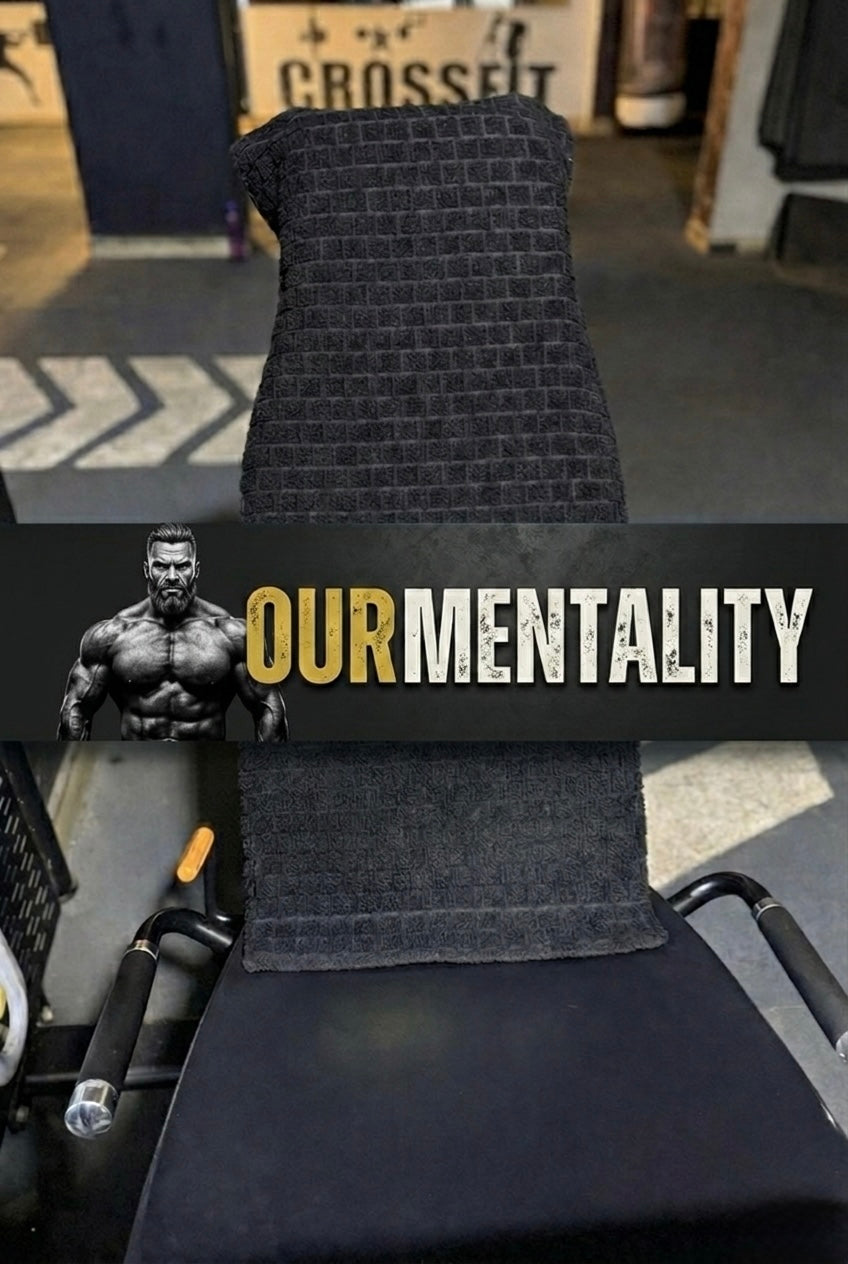 Antibacterial Gym Towel:
Black - Our Mentality