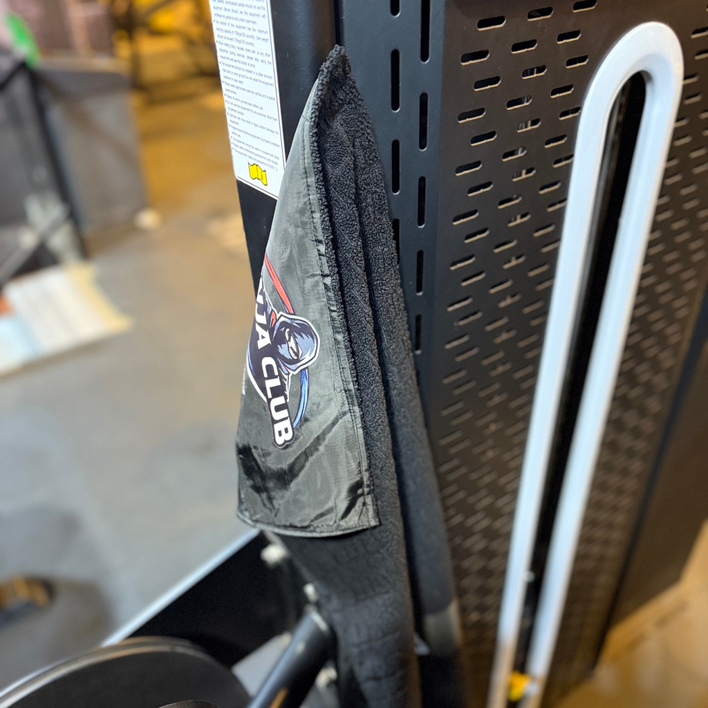 Antibacterial Gym Towel:         Black - Be Your Best