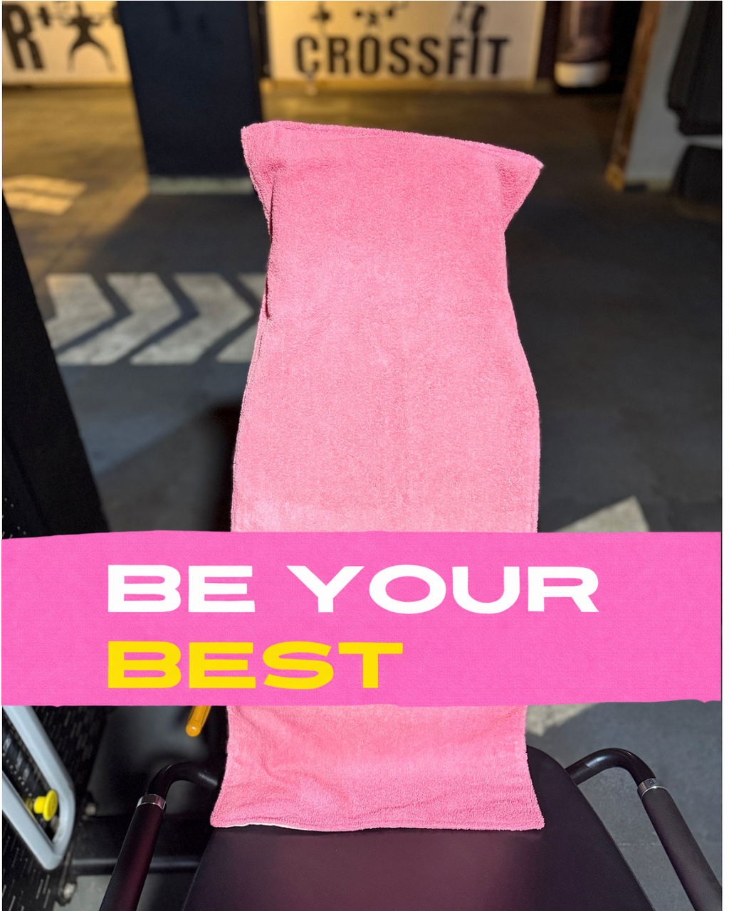 Antibacterial Gym Towel:
Pink- Be Your Best